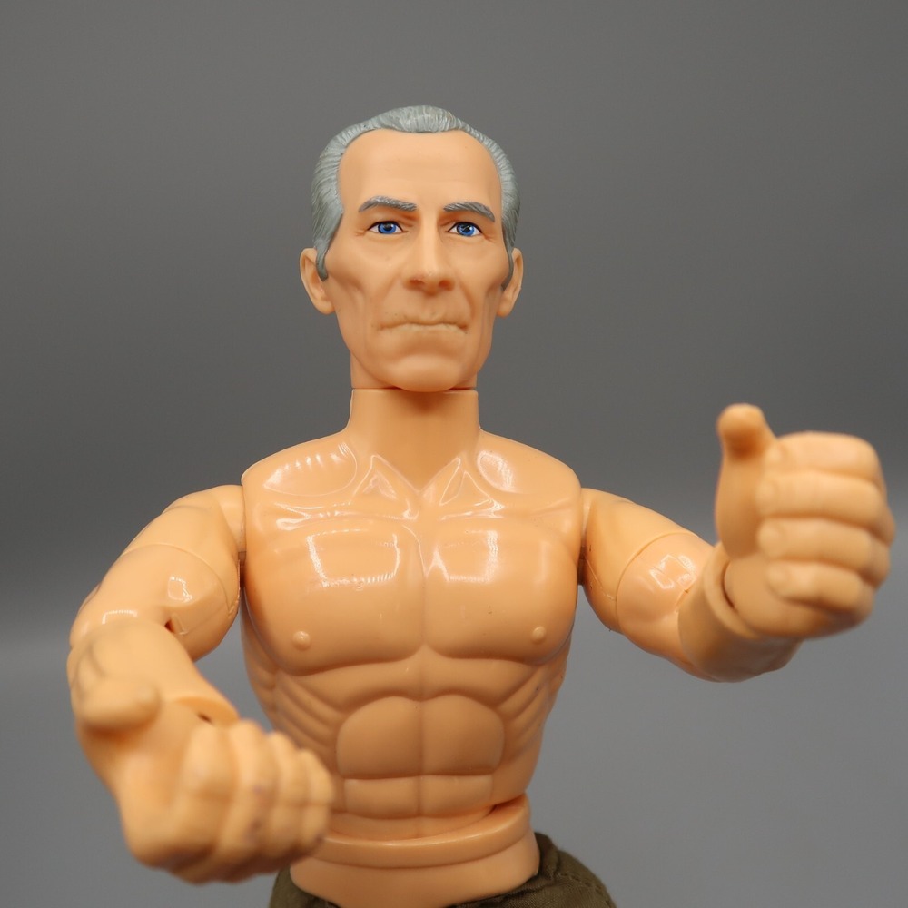 Moff Tarkin Star Wars Action Man 12 Inch Gray Hair no shirt 1997 Kenner Figure